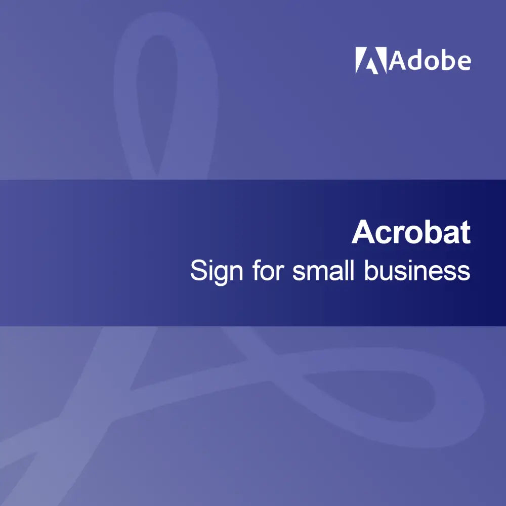 Acrobat Sign for small business