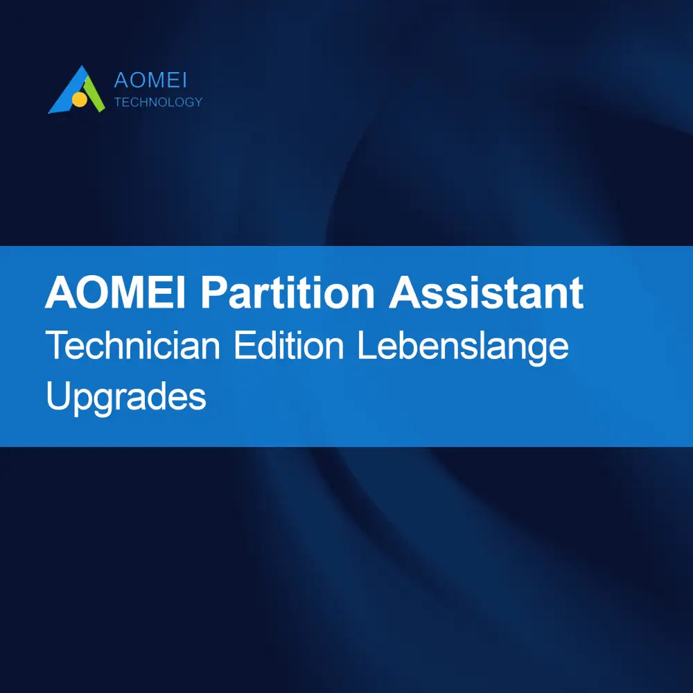 AOMEI Partition Assistant Technician Edition Lifetime Upgrades
