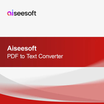 Aiseesoft PDF to Text Converter