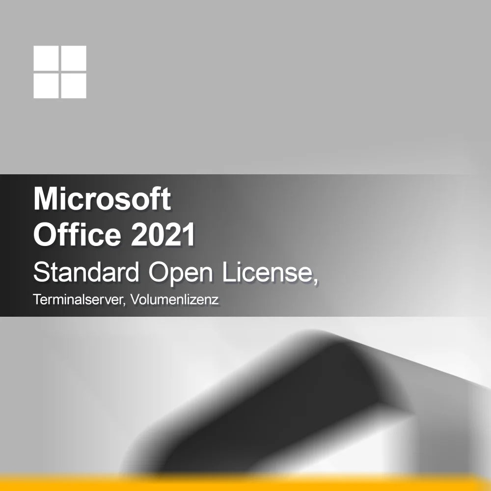 Microsoft Office 2021 Standard Open License, Terminalserver, Volumenlizenz