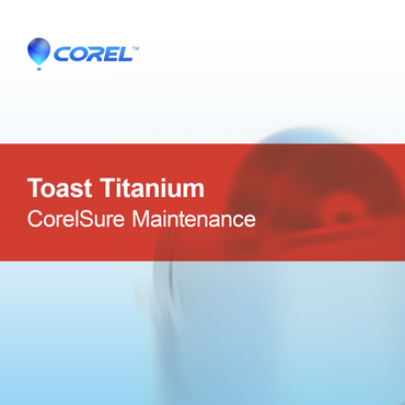 Toast Titanium CorelSure Maintenance